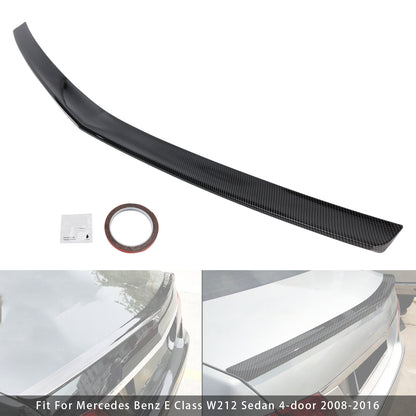 Spoiler posteriore in fibra di carbonio per Mercedes-Benz Classe E W212 2008-2016