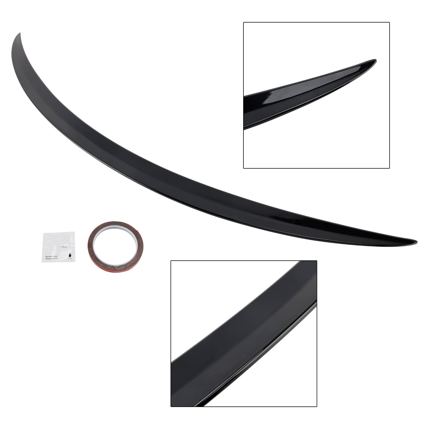 Spoiler posteriore nero lucido C63 Style Mercedes-Benz Classe C W206 2021-2024