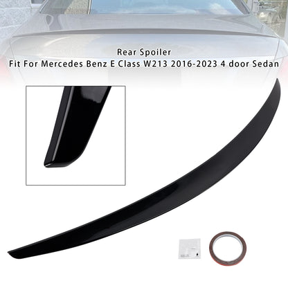 Spoiler posteriore nero lucido E63 Style Mercedes-Benz Classe E W213 2016-2023