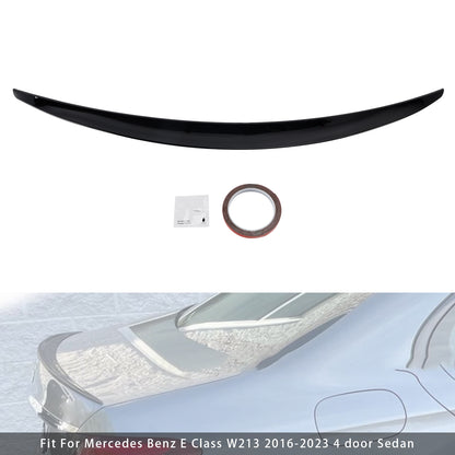 Spoiler posteriore nero lucido E63 Style Mercedes-Benz Classe E W213 2016-2023