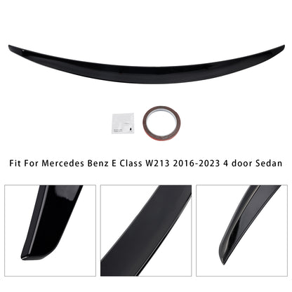 Spoiler posteriore nero lucido E63 Style Mercedes-Benz Classe E W213 2016-2023