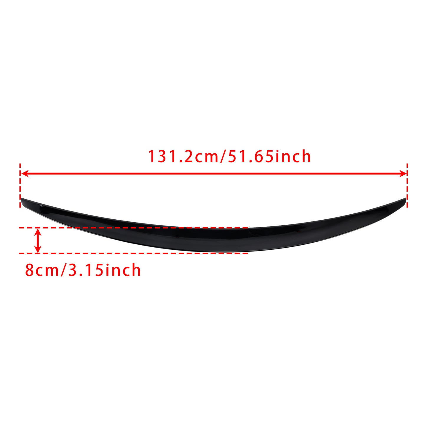 Spoiler posteriore nero lucido E63 Style Mercedes-Benz Classe E W213 2016-2023