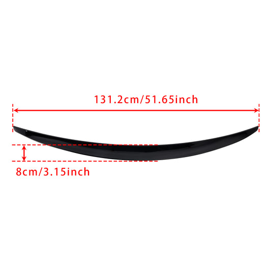 Spoiler posteriore nero lucido E63 Style Mercedes-Benz Classe E W213 2016-2023