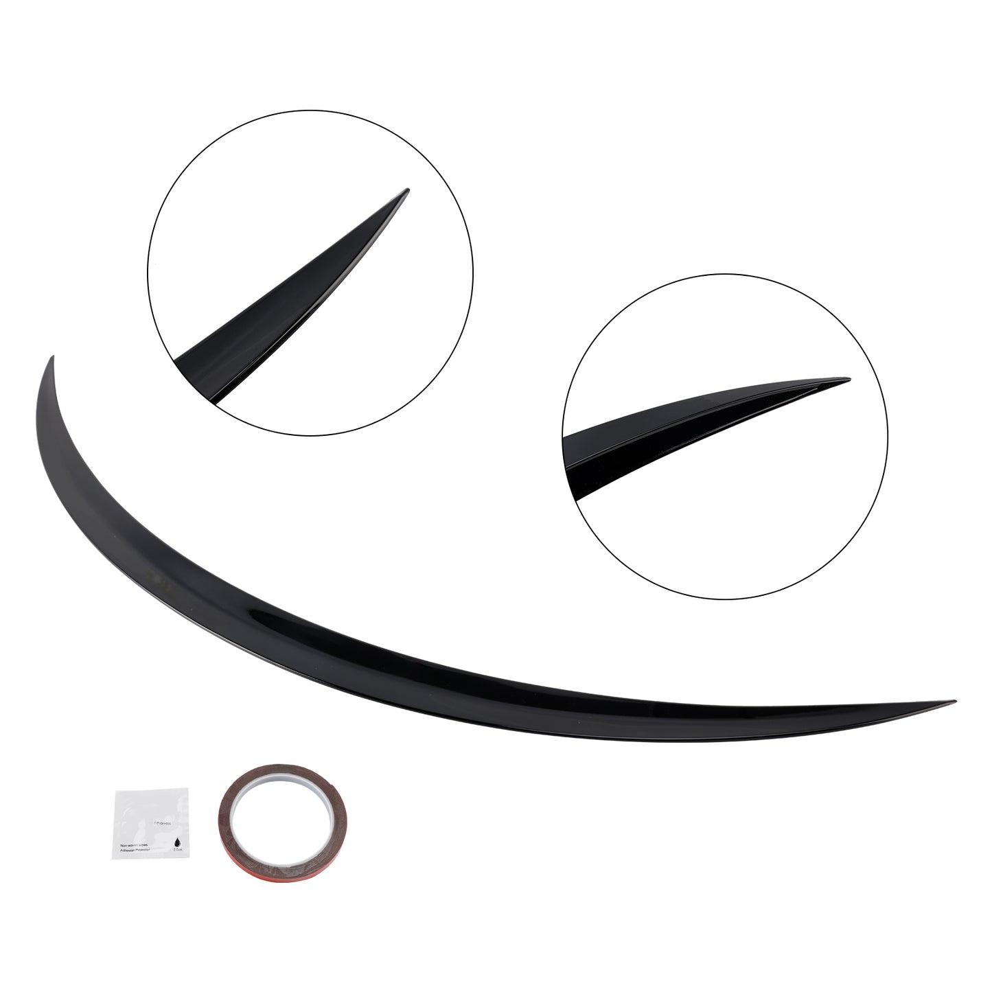 Spoiler posteriore nero lucido E63 Style Mercedes-Benz Classe E C238 W213 Coupé 2016+