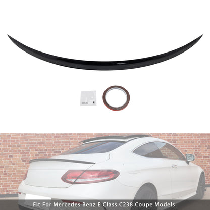 Spoiler posteriore nero lucido E63 Style Mercedes-Benz Classe E C238 W213 Coupé 2016+