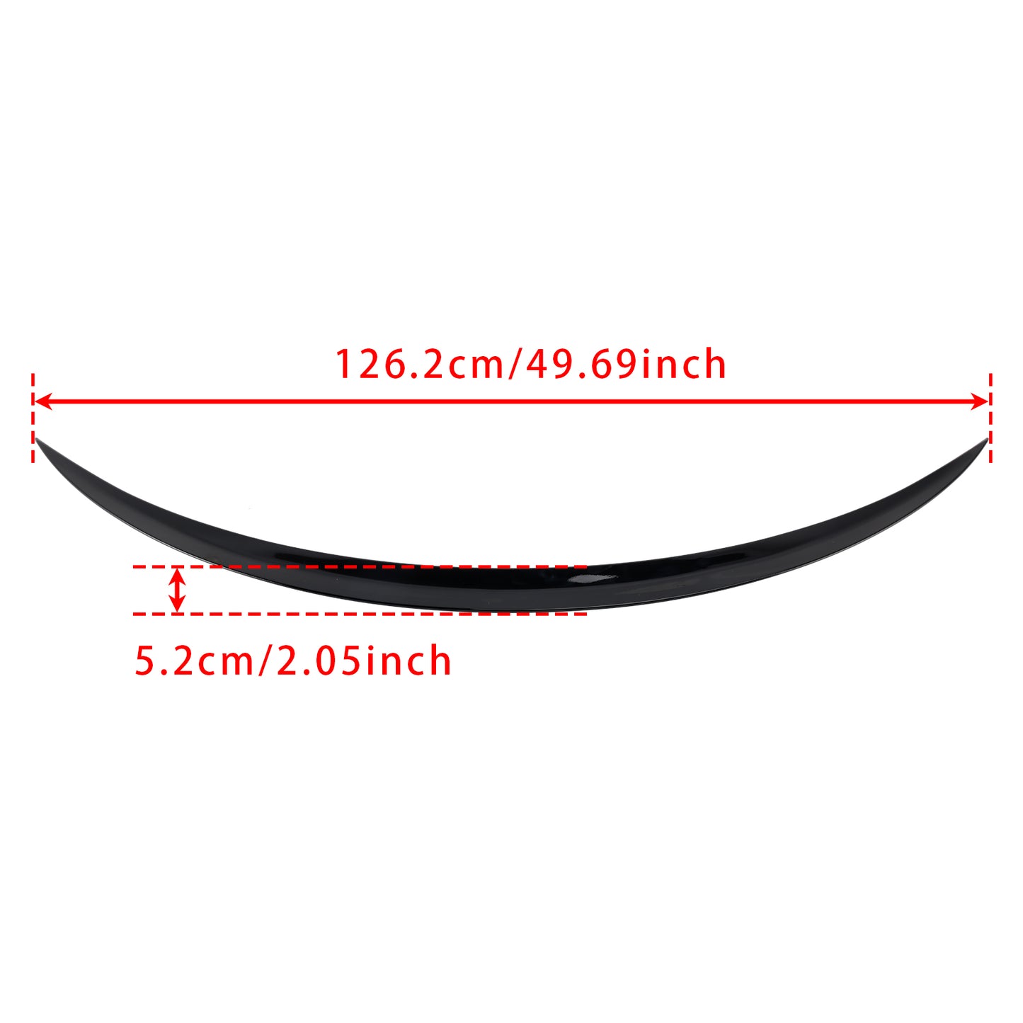 Spoiler posteriore nero lucido E63 Style Mercedes-Benz Classe E C238 W213 Coupé 2016+