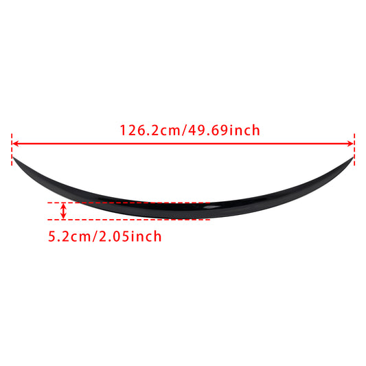 Spoiler posteriore nero lucido E63 Style Mercedes-Benz Classe E C238 W213 Coupé 2016+