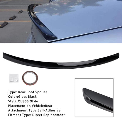 Spoiler posteriore nero lucido Mercedes-Benz Classe CLS W219 CLS63 Style 2005-2010