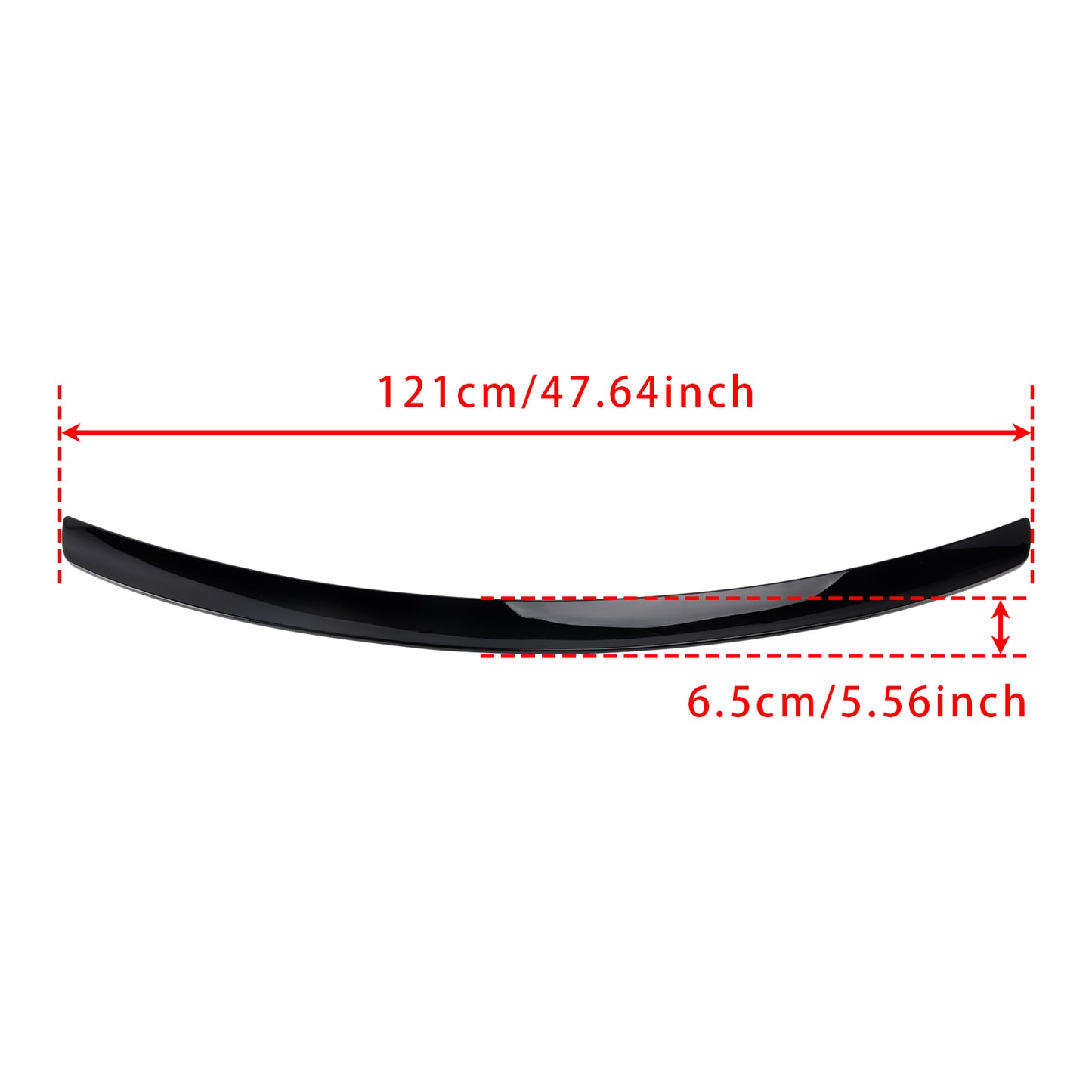 Spoiler posteriore nero lucido Mercedes-Benz Classe CLS W219 CLS63 Style 2005-2010