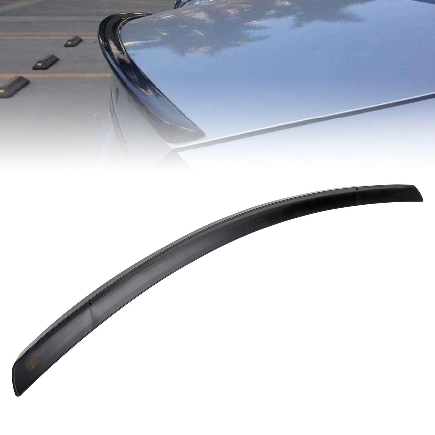 Spoiler posteriore nero lucido Mercedes-Benz Classe CLS W219 CLS63 Style 2005-2010