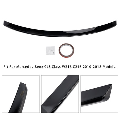 Spoiler posteriore per bagagliaio Mercedes-Benz Classe CLS W218 C218 2010-2018 nero lucido