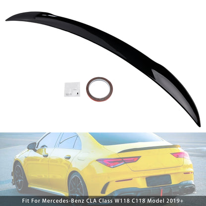 Spoiler posteriore per bagagliaio Mercedes-Benz CLA-Class W118 C118 2019+ nero lucido