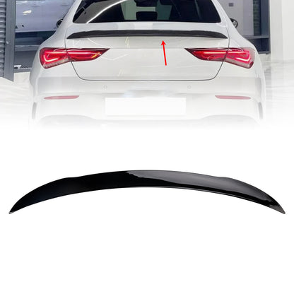 Spoiler posteriore per bagagliaio Mercedes-Benz CLA-Class W118 C118 2019+ nero lucido