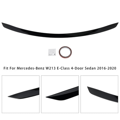 Spoiler posteriore nero lucido Mercedes Classe E W213 E63S Style 2016-2020