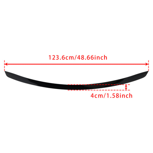 Spoiler posteriore nero lucido Mercedes Classe E W213 E63S Style 2016-2020