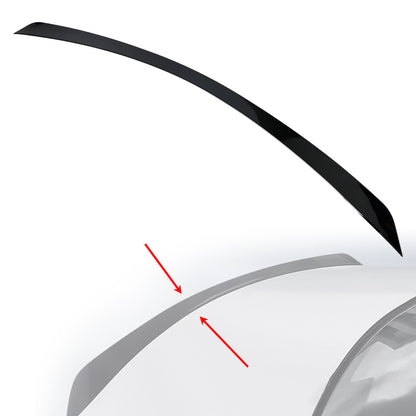 Spoiler posteriore nero lucido Mercedes Classe E W213 E63S Style 2016-2020