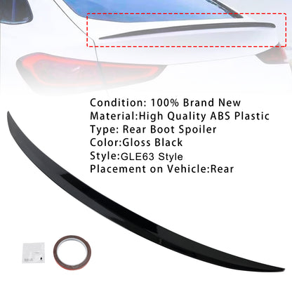 Spoiler posteriore nero lucido per Mercedes GLE Class Coupé C167 GLE63 Style 2019+