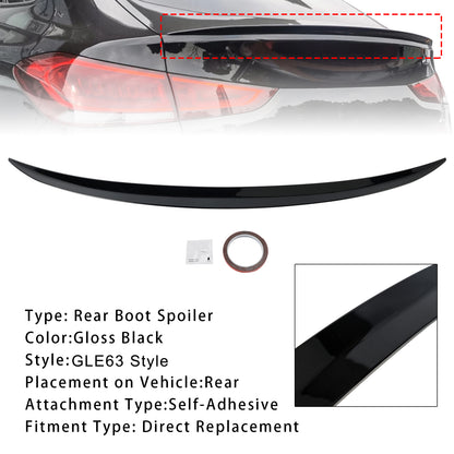 Spoiler posteriore nero lucido per Mercedes GLE Class Coupé C167 GLE63 Style 2019+