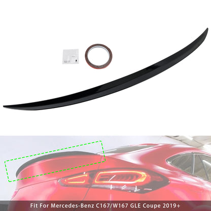 Spoiler posteriore nero lucido per Mercedes GLE Class Coupé C167 GLE63 Style 2019+