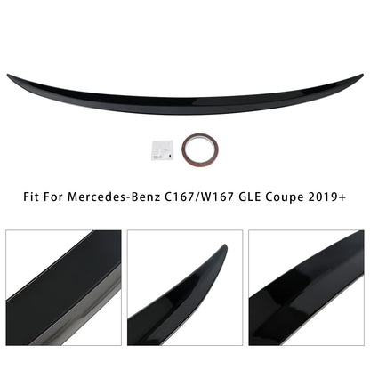 Spoiler posteriore nero lucido per Mercedes GLE Class Coupé C167 GLE63 Style 2019+