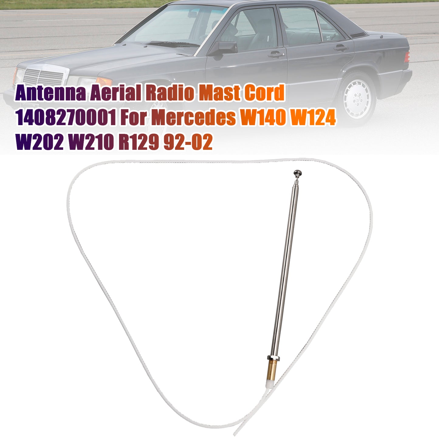 Cavo antenna radio 1408270001 per Mercedes W140 W124 W202 92-02