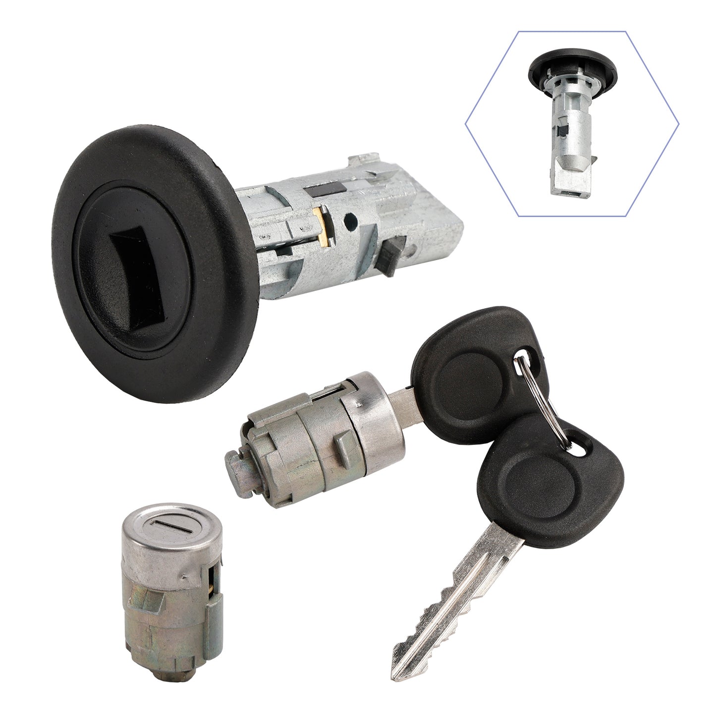 Hummer H2 2003-2007 Interruttore di accensione e cilindro della serratura della porta con 2 chiavi 707835 706592 598007