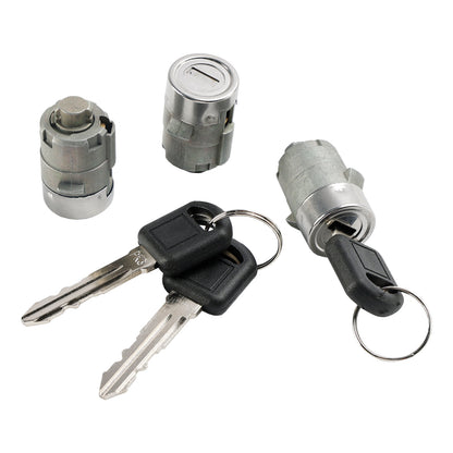 1998-1999 Chevry Tahoe Suburban GMC Suburban Yukon Cilindro interruttore di accensione e 3 serrature per porte con 2 chiavi