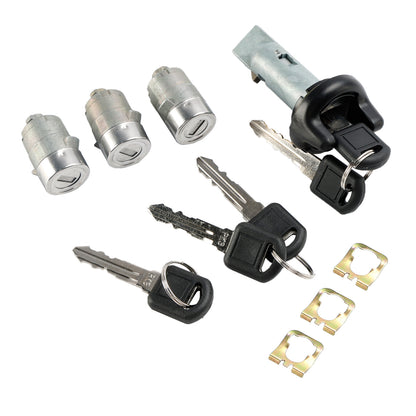 1998-1999 Chevry Tahoe Suburban GMC Suburban Yukon Cilindro interruttore di accensione e 3 serrature per porte con 2 chiavi
