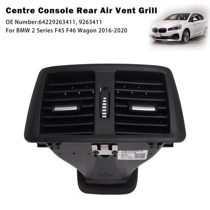Griglia di ventilazione posteriore della console centrale BMW Serie 2 F45 F46 Wagon 2016-2020 9263411