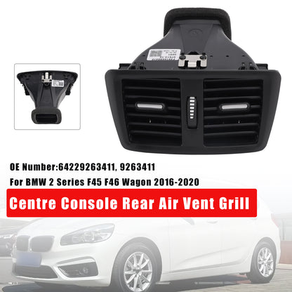 Griglia di ventilazione posteriore della console centrale BMW Serie 2 F45 F46 Wagon 2016-2020 9263411