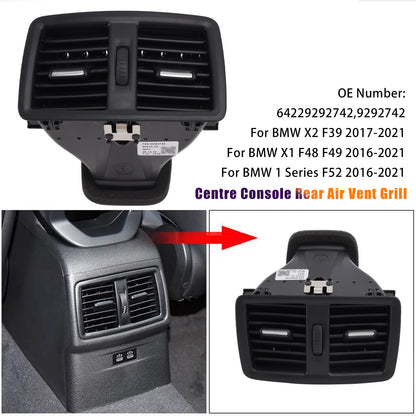 Griglia di ventilazione posteriore della console centrale BMW X2 F39 2017-2021 64229292742