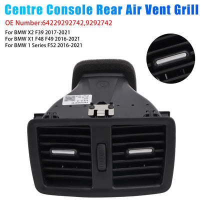 Griglia di ventilazione posteriore della console centrale BMW X2 F39 2017-2021 64229292742