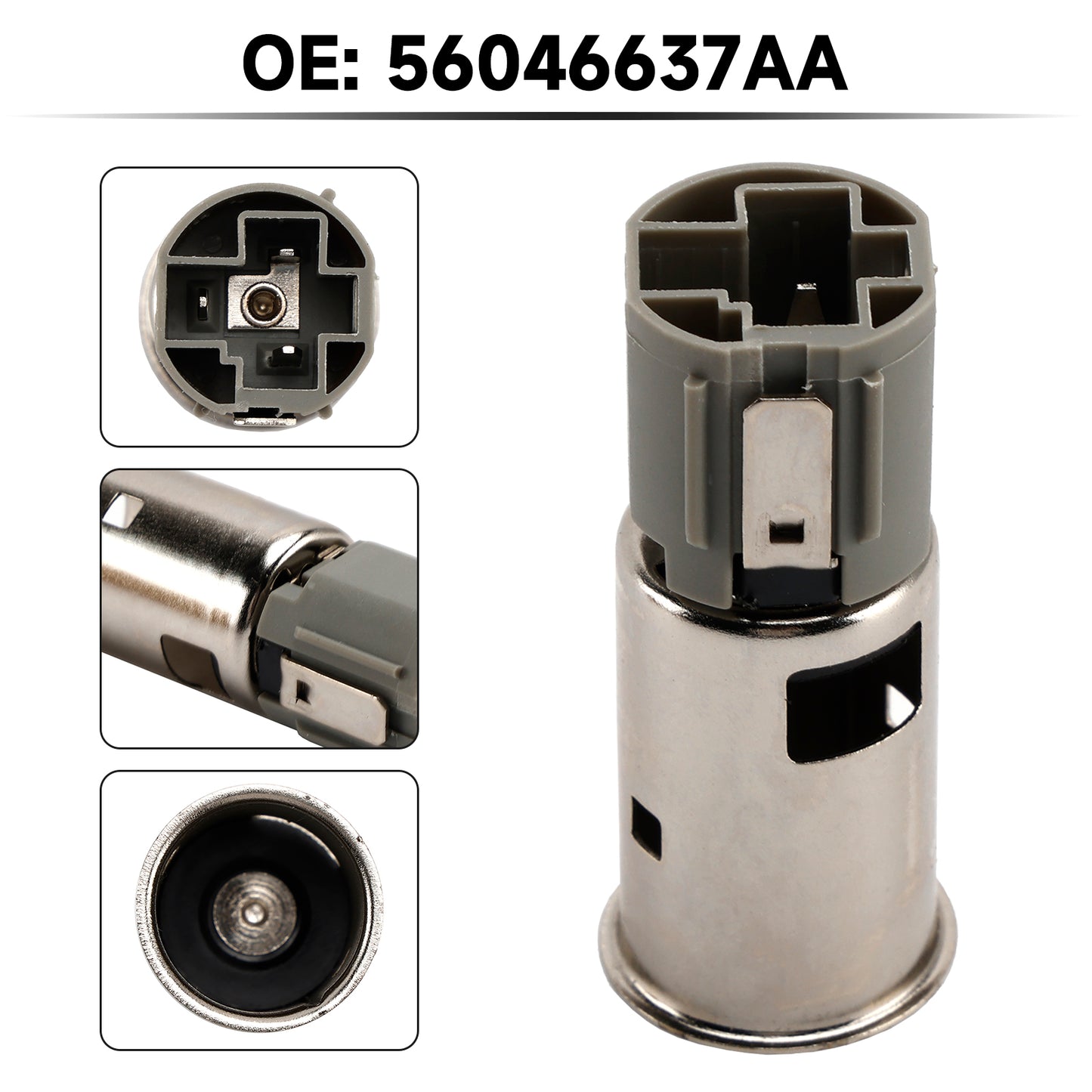 Presa accendisigari per presa accendisigari Chrysler Dodge Jeep Ram 2011-2024 56046637AA