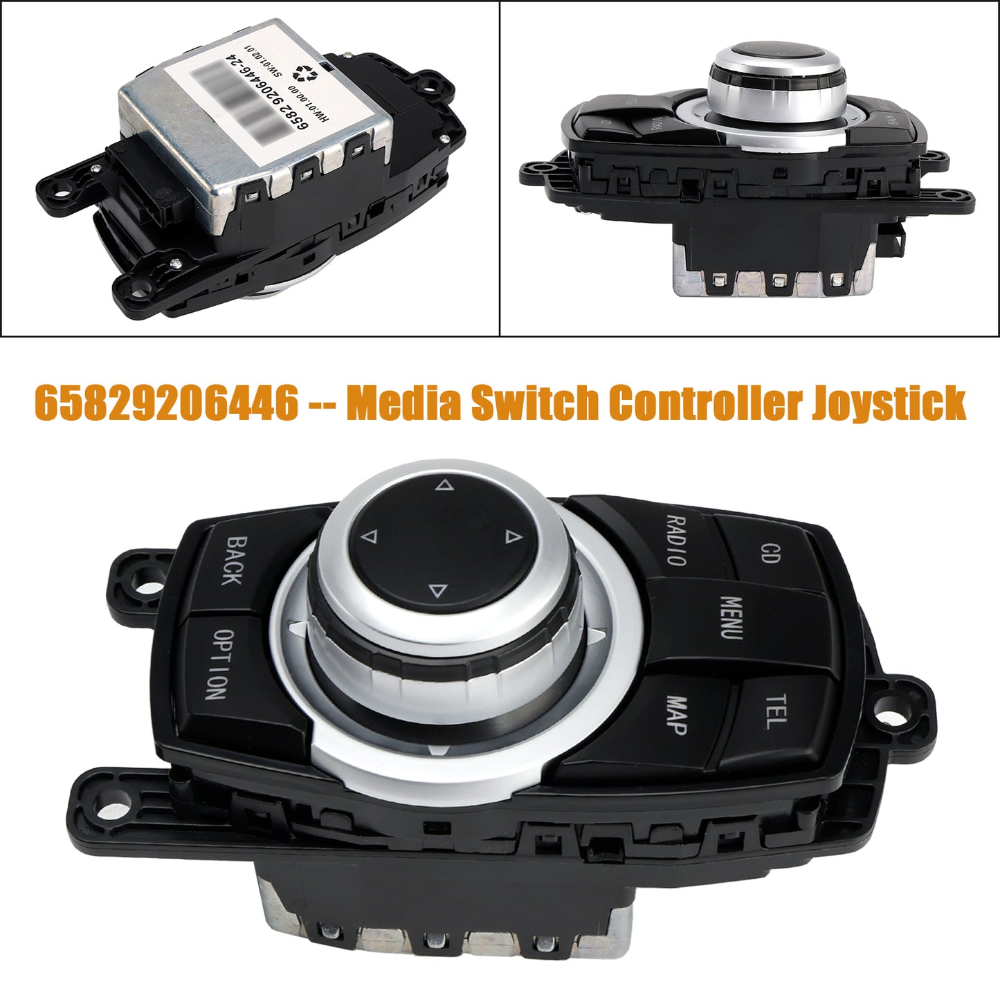 10/2008 — 06/2012 BMW 7' F04 Hybrid 10pin Media Switch Controller Joystick 65829206446