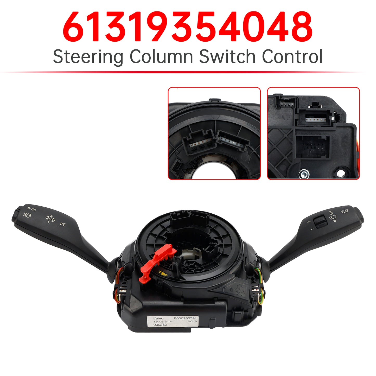 Controllo interruttore piantone sterzo BMW 640i xDrive 2014-2018 Stati Uniti 61319354048