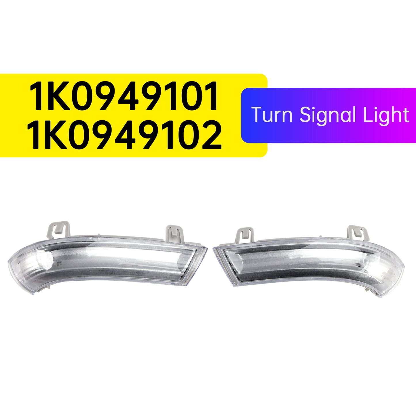 Nuovo indicatore di direzione nello specchietto destro e sinistro OEM per VW Jetta MK5 Passat Sharan  Skoda Superb Generico