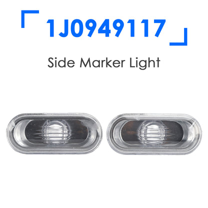 VW Jetta Bora Golf Mk4 GTI B5.5 Passat B5 Beetle R32 2X luce di posizione laterale