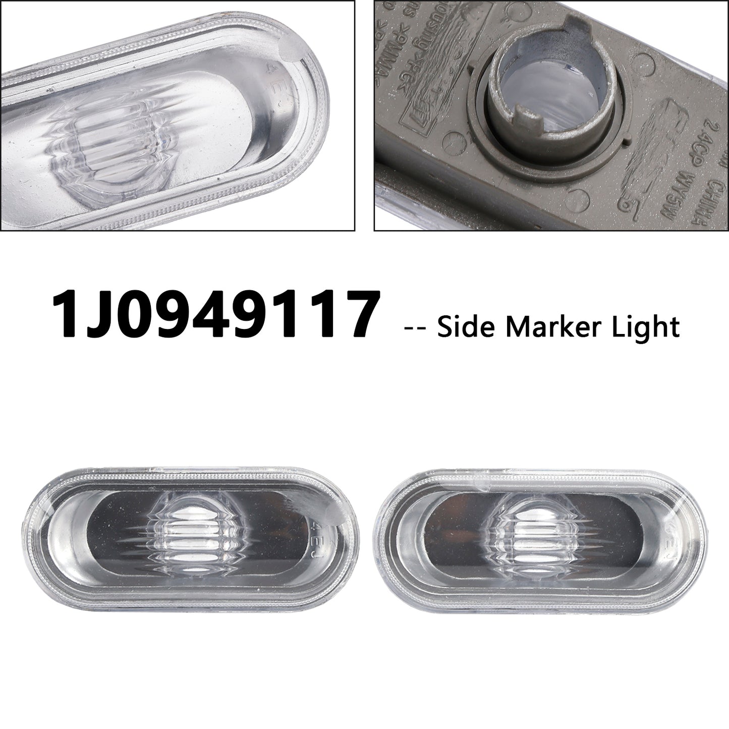 VW Jetta Bora Golf Mk4 GTI B5.5 Passat B5 Beetle R32 2X luce di posizione laterale