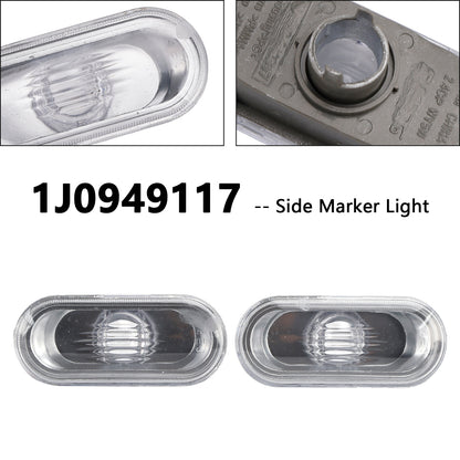 VW Jetta Bora Golf Mk4 GTI B5.5 Passat B5 Beetle R32 2X luce di posizione laterale