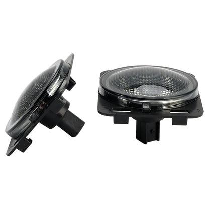 2x Parafango anteriore Parcheggio Indicatore laterale LED Indicatore di direzione per Wrangler JK 2007-15 Generico