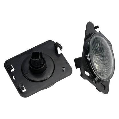 2x Parafango anteriore Parcheggio Indicatore laterale LED Indicatore di direzione per Wrangler JK 2007-15 Generico