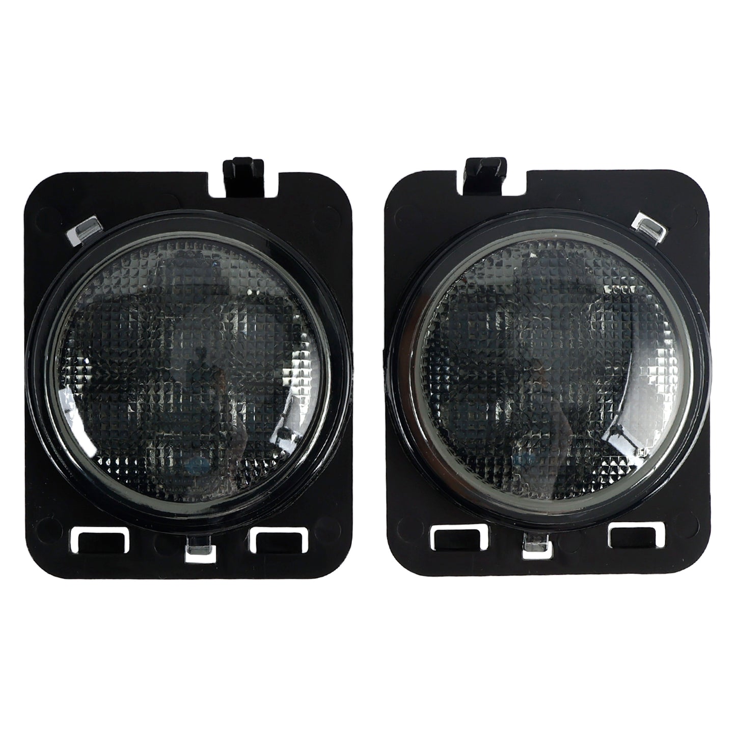 2x Parafango anteriore Parcheggio Indicatore laterale LED Indicatore di direzione per Wrangler JK 2007-15 Generico