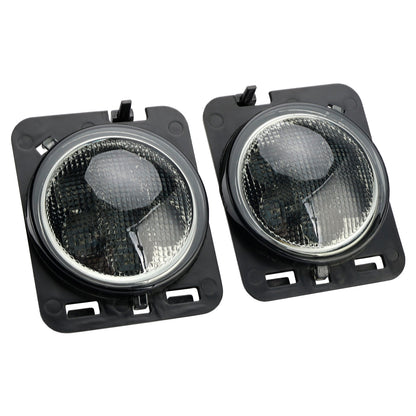 2x Parafango anteriore Parcheggio Indicatore laterale LED Indicatore di direzione per Wrangler JK 2007-15 Generico