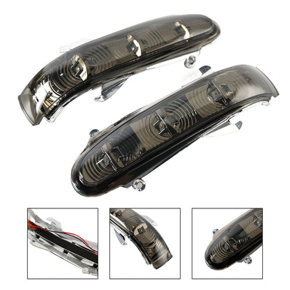 Coppia di indicatori di direzione a LED per specchietti laterali per Benz S W220 CL W215 1999-2003 Grigio