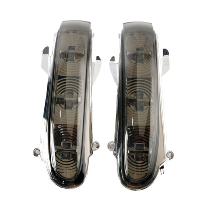 Coppia di indicatori di direzione a LED per specchietti laterali per Benz S W220 CL W215 1999-2003 Grigio