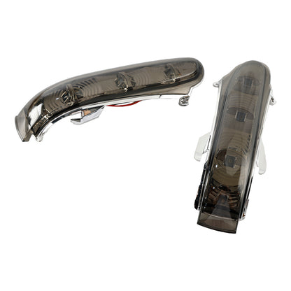 Coppia di indicatori di direzione a LED per specchietti laterali per Benz S W220 CL W215 1999-2003 Grigio