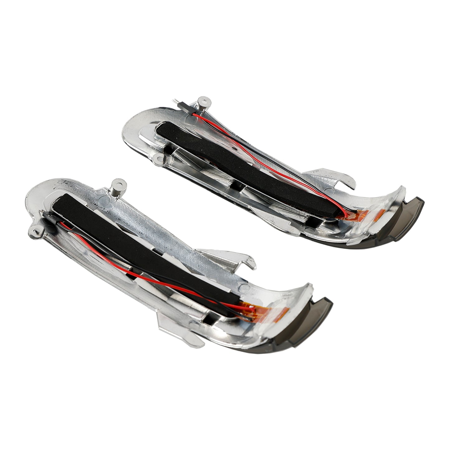 Coppia di indicatori di direzione a LED per specchietti laterali per Benz S W220 CL W215 1999-2003 Grigio