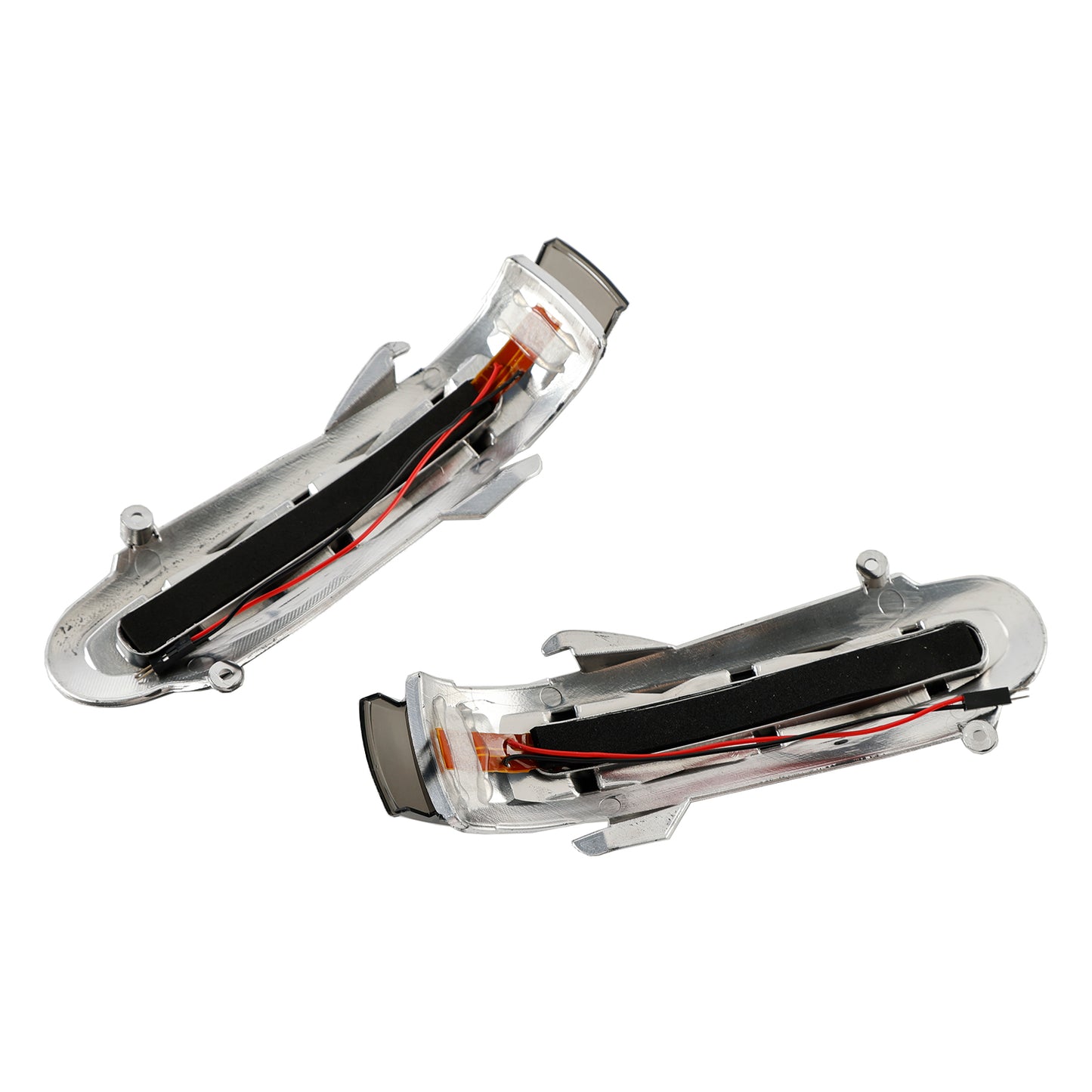 Coppia di indicatori di direzione a LED per specchietti laterali per Benz S W220 CL W215 1999-2003 Grigio