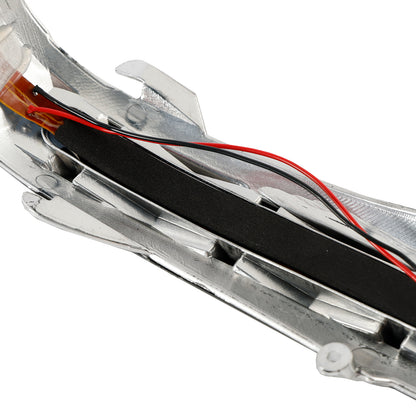 Coppia di indicatori di direzione a LED per specchietti laterali per Benz S W220 CL W215 1999-2003 Grigio
