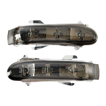 Coppia di indicatori di direzione a LED per specchietti laterali per Benz S W220 CL W215 1999-2003 Grigio